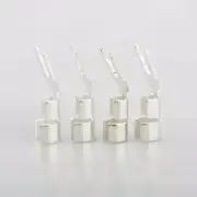 4PCS Silver Plated Copper Hifi Audio Speaker Cable Spade Fork Terminal Connector