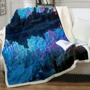 Secret Cave Throw Blanket