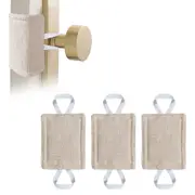 3Pcs Door Silencer Closer Handle Cushion Universal Padded Door Latch Cover for Toddler Safety Noise Reduction