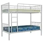 Black Metal Single Bunk Bed Furntech Certified Bunk Bed