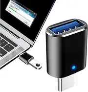 USB C Adapter - Car Charging Cable Converter With 3.0 | Type C Female to A Male | Side by Side Male to Female Typec for Keyboard, U Disk, Mobile