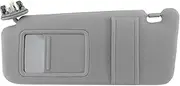 Gray Car Sun Visor Shade Pair Left & Right Side Accessories Compatible for Toyota Camry 2007-2011 with Sunroof and Lights