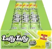 Laffy Taffy Rope Candy, Sour Apple Flavor, 0.81 Ounce Ropes (Pack of 24)