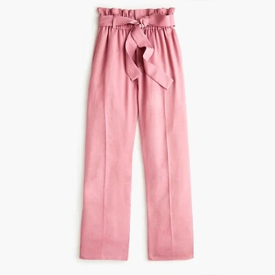 New J.Crew Tall Point Sur Paperbag Pant Size 0T MSRP $120