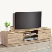 Artiss TV Cabinet Entertainment Unit TV Stand High Gloss Wooden Storage Side