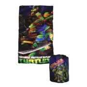 TMNT Ninja Turtles Kids Camping Slumber Sleeping Bag Sleepover Backpack Boy Girl