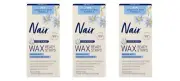 BL Nair Hair Remover Wax Ready Strips 40 Count Sensitive Body --THREE PACK