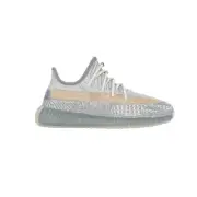 adidas Yeezy Boost 350 V2 Slip On Youth Boys Grey Sneakers Casual Shoes FZ5422