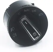 Headlight Switch and Auto Headlight Switch Sensor, for Golf, 5 6 MK5 MK6, for Tiguan, for Passat, B6 B7 CC, for Touran, for Jetta, MKV, for Touran, for Caddy, Headlamp Switch()