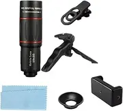 Monocular Telescope for Adults for Smartphone with Tripod 18x Lightweight High Powered Monocular Scope for Stargazing Camping