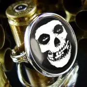 Misfits Ring Crimson Skull Glenn Danzig Horror Punk Sterling Silver Halloween