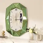 3D Voguish Non-Ticking Roman Numeral Clock Wall Decorative Mirror Beveled Edge