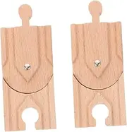 Wooden Train Track Toys Assembled Track Replacement Parts for Imaginative Play