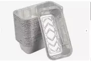 250 ct Aluminum 5Lb Loaf Foil Pan bread 1/3 Size Deep disposable tin container