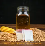 Grains for Brewing Whiskey Bourbon Moonshine +Yeast +Enzyme +Wood Ships FREE!