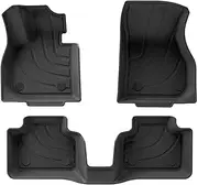 Compatible with 2023 2024 BMW X1 TPE 3D Floor Mats Trunk Pad Accessories Only Left Hand Driver(Gray)