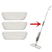 3PCS DOLANX Mop Pads Refills Microfiber Cleaning Pads Excellent for Floor Board