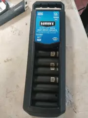 HART 11-Piece 1/2-inch Drive Deep Impact Socket Set. 6 Point