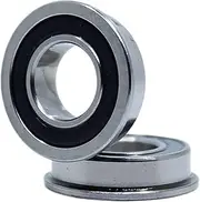 TKTGNVNZKA F693-2RS Bearing 3x8x4mm (10 PCS) ABEC-1 Miniature Flanged F693RS Ball Bearings RF-830DD