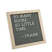 10 x 10inch DIY Felt Letter Board Sign Kit Reminder Memo With Numbers