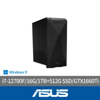 在飛比找momo購物網優惠-【ASUS 華碩】22型藍光護眼螢幕組★i7 GTX1660