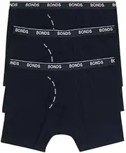 [Generic] 15 X Mens Guyfront Mid Trunks Underwear - Black
