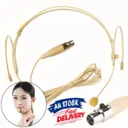 Microphone Headset Compatible With Shure Wireless Head Dual Ear Hook