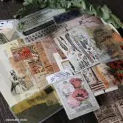 50pcs/pack Vintage ephemera set | Vintage junk journal kit pack, journal