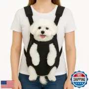 Dog Backpack Carrier, Adjustable Pet Front Carriers, Legs Out Carrying Sling
