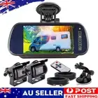 7" Monitor Backup Camera Rear View For Caravan Trailer Bus Reversing Suction Cup
