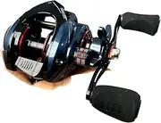 LLEIIshen Baitcasting Fishing Reel 7.2:1 Ultra-Linght MAX Drag Power 8KG Long Casting Carp Fishing Wheel/1883