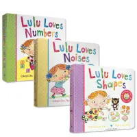 在飛比找露天拍賣優惠-兒童英文繪本 我愛露露紙板翻翻3冊Lulu Loves no