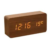 Sound Control Digital Alarm Clock & Thermometer Alarm Clocks & Clock Radios