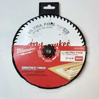 Milwaukee 48-40-0730 7-1/4" 60T Ultra Fine Finish Circular Saw Blade 1 pack