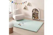 MonkeyMats: Memory Foam Soft-Touch Mat - Dusty Blue (150cm x 200cm)