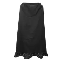 在飛比找momo購物網優惠-素色一片裙防曬裙MS508(黑色)