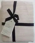 NWT WEST ELM CALIFORNIA KING DUVET COVER 92"x108" SILKY LYOCELL TENCEL STRIATED