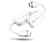 Aluratek AWHTR01F StreamCast Wireless HDMI Kit Transmit Receive USB-C White