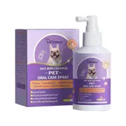 2pcs Fresh Breath For Dogs Fresh Breath Teeth Cleaning Spray For Pet Oral Care Pet Oral Essentials For Whiten Teeth Stain Removal