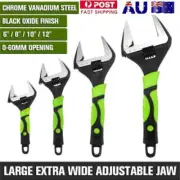 Adjustable Shifter Wrench Extra Wide Jaws 12" 10" 8 6" Shifting Spanner Shifters