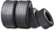4 WANDA Lawn Mower Turf Tires 15x6-6 Front & 20x10-10 Rear /4PR -13016/13041