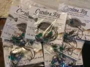 Carolina rig 80pcs w/ 2/0 Mustad bait hook flounder fishing redfish catfish bass