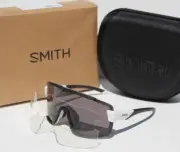 SMITH OPTICS Wildcat Sunglasses White/ChromaPop Black Interchangeable NEW $209