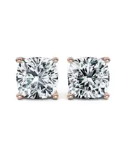 Lab Grown Diamonds 14K Rose Gold 8.00 ct. tw. Lab-Grown Diamond Earrings