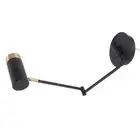 (Black)Swing Arm Wall Lamp Wall Mounted Bedside Lamps With Adjustable New