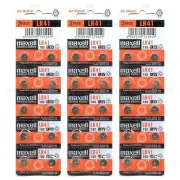 30 NEW LR41 MAXELL AG3 392A 192 SR41 LR736 CX41 392 BATTERY