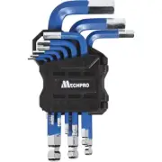 Mechpro Blue Hex Key Set Metric Small 9pc