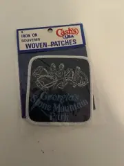 Iron On Souvenir Woven Patches Georgia stone Mountain