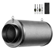8 Inch Air Carbon Filter Smelliness Control for Inline Fan, Grow Tent