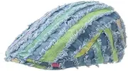 ESOMAVRIX Korean Retro Striped Denim Beret Hat for Big Heads Personalized Fringed Design/256